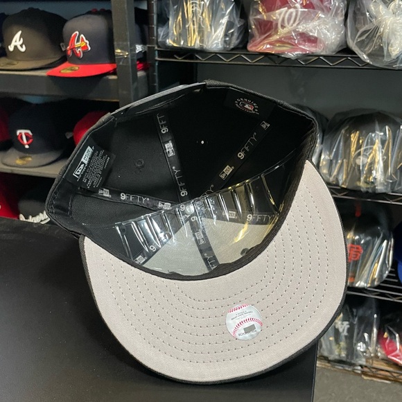 NEW ERA - MLB Baseball Hat - Pittsburgh Pirates 9FIFTY Snapback Cap - Black - Picture 7 of 7